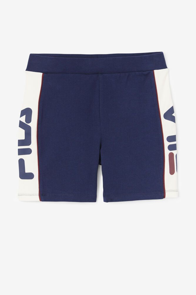 Fila Davina Bike Shorts Navy - Womens - 05617PIYO